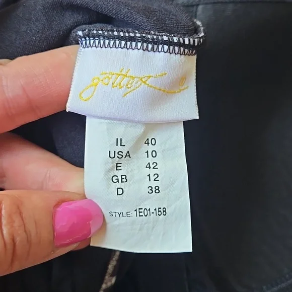 Gottex V Neck Surplice One Piece Swimsuit Sz 10 - Picture 5 of 6